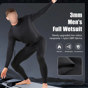 Combinaison de plongée professionnelle pour hommes, design sans couture sous les aisselles, combinaison de plongée pour une mobilité maximale, vêtements de sport sous-marins - Product Image 3