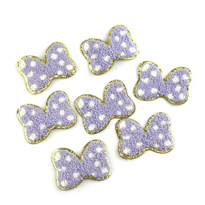 Patch brodé personnalisé Arc et Château, thermocollant et à coudre, en feutre non tissé avec paillettes, pour vêtements, chapeaux, sacs, vestes, sacs à dos - Product Image 3