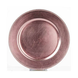 Assiette de présentation artisanale élégante, classique, unique, raffinée, personnalisée, ronde, en ardoise martelée, pour les fêtes - Product Image 5