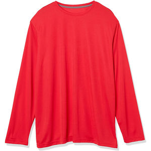 Camiseta de Manga Larga para Hombre, Cuello Redondo, Casual, de Alta Calidad, con Estampado Sólido y Logotipo Personalizado Impreso Digitalmente - Product Image 4