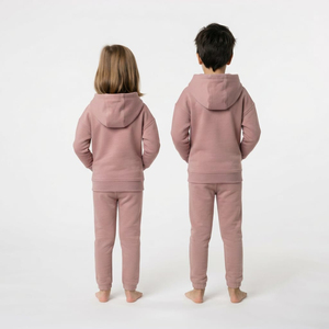 Kids Unisex Tracksuit Two Piece <b>Set</b> Full Zip Hoodie With <b>Jogger</b> Pants Custom Logo Manufacturer High Quality Casual Street Wear - Product Image 4
