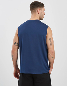Summer Fitness Sports <b>Tank</b> <b>Top</b> Men Breathable <b>Loose</b> Mesh Training Sleeveless T-shirt Quick Drying vest male Fitness Clothing - Product Image 4