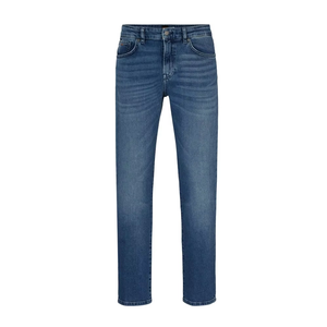Jeans en denim personnalisables pour hommes et garçons, coupe droite, décontractée, slim, stretch, skinny, délavés, avec braguette zippée - Product Image 1