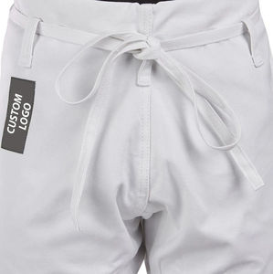 Nouveau meilleur service OEM en gros, uniforme de karaté en vente, logo personnalisé sur le devant, 100% coton respirant, prix bas, kimono de Jiu Jitsu - Product Image 5