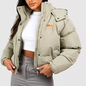 Quilted breathable <b>women</b> puffer <b>jacket</b> with soft warm insulation <b>lightweight</b> coat for winter travel - Product Image 1