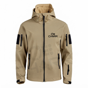 SoftShell Casual Hooded Coat Classic Winter Breaker Men Full-Zip Windproof Camping <b>Fleece</b> Hiking Outdoor <b>Jacket</b> - Product Image 6