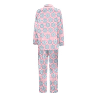 Ensemble de pyjama en satin écologique pour homme à manches longues avec imprimé rennes de Noël, 100 % soie de mûrier, vêtements de nuit d'hiver, ensemble décontracté tissé