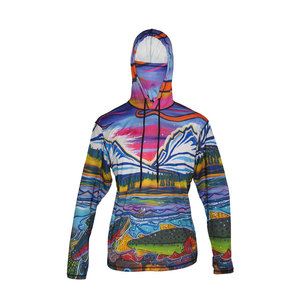 Sudaderas de pesca con tela de malla transpirable, ropa refrescante para viajes de pesca en clima cálido, sudaderas de pesca - Product Image 1