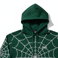Harga Pabrik Hoodie Fleece Unisex Musim Dingin Bordir Warna Gradasi Katun Berkualitas Tinggi Streetwear Mewah Sweatshirt Berkerudung