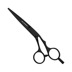 Kit de salon de beauté noir et kit de coupe de cheveux personnel, ciseaux de coiffure professionnels pour salon avec rasoirs - Product Image 1