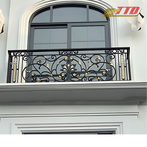 Barandillas de Balcón de Hierro Forjado Galvanizado de Primera Calidad: Balaustrada de Hierro para Exteriores Personalizada y Barandilla Decorativa de Hierro Hecha en Vietnam - Product Image 2