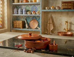 Sheesham Wood Masala <b>Box</b> with Compartments <b>Wooden</b> Spoon for Kitchen Storage - Product Image 4