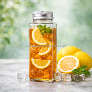 500ml Premium Virgin <b>Plastic</b> PET <b>Bottle</b> with 55mm Twist Cap for Beverages and Glass <b>Bottles</b> - Product Image 2