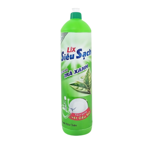 LIX Jabón Líquido para Platos con Té Verde 400g elimina la grasa de forma eficaz, dejando los platos frescos y limpios. - Product Image 1