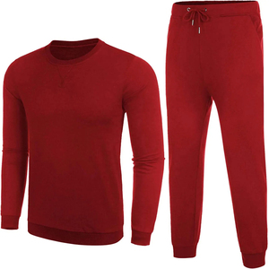 Conjunto Deportivo de Invierno para Hombre, 2 Piezas, Sudadera con Capucha y Pantalones Jogger, Forro Polar Ligero, Logotipo Personalizado, OEM, Venta al Por Mayor Directa de Fábrica - Product Image 1