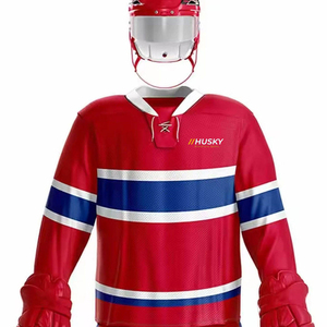 Fabricants sur mesure, vente en gros d'uniformes de hockey sur glace pour adultes, haute qualité, 100% polyester imprimé, antibactérien, toutes saisons - Product Image 6