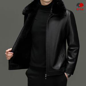 Chaqueta de Cuero Personalizada Ryan Pro Gear para Hombre, Tejido Cómodo y Transpirable con Logotipo Personalizado Antiarrugas - Product Image 2