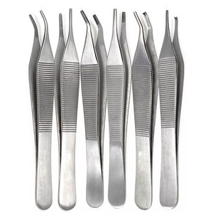 Pinces Adson marron 1x2 à dents de rat et pointes dentelées pour précision chirurgicale en acier inoxydable - Product Image 5