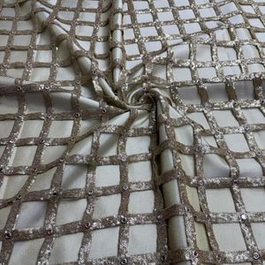 Tissu brodé de qualité supérieure pour vêtements de mode féminine, vêtements de créateurs, robes de soirée, kaftans, abayas, vêtements de mariée - Product Image 1