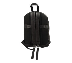 Black Leather <b>Backpack</b> Minimalist Design Daypack Zipper Pocket Casual Travel Office <b>College</b> Stylish Durable <b>Backpack</b> Bag - Product Image 3