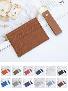 ที่ใส่บัตรหนังแท้สำหรับผู้หญิงและผู้ชาย ดีไซน์บางเฉียบ 7 ช่อง ใส่บัตรโดยสารและเงินได้ ไม่มีตัวล็อค - Product Image 6