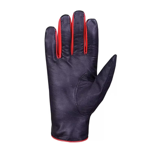 Guantes de Cuero Retro Azules Tejidos hasta la Muñeca, Térmicos, Transpirables, Ecológicos, para Uso Diario en las Cuatro Estaciones, Estilo Sencillo, para Ciclismo - Product Image 2
