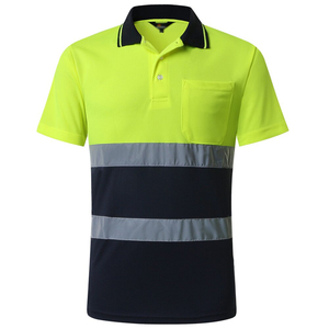 Chemise de sécurité réfléchissante, imperméable, respirante, coupe-vent, séchage rapide, haute visibilité, vêtements de travail, t-shirt ajusté pour le travail de nuit - Product Image 6