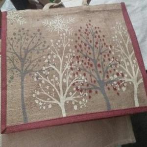 Bolsa de Yute Natural Promocional con Logotipo Personalizado, Bolsa de Compras Reutilizable - Product Image 5