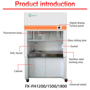 <span class=keywords><strong>Campana</strong></span> <span class=keywords><strong>Extractora</strong></span> de Humos Químicos con Conducto de Acero Inoxidable SUGOLD para Laboratorio - Product Image 2