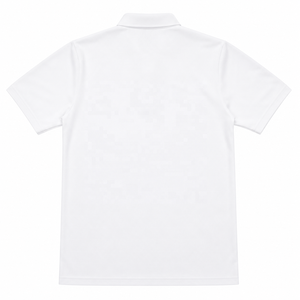 White Pique Polo <b>Shirt</b> Short Sleeve <b>Collared</b> Pullover Mens Casual Uniform Golf Top - Product Image 3