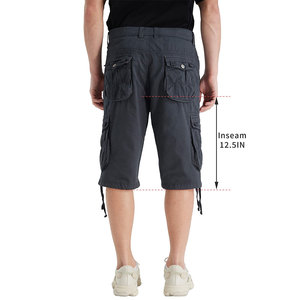 Wholesale Cheap Price Men's Cargo Shorts Basics Cotton Blend <b>Material</b> Multiple Pockets Lightweight Top Design Men's Cargo Shorts - Product Image 4