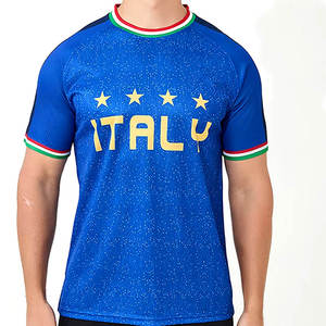 Ensemble de tenue de football pour hommes adultes, style italien, 100% polyester, séchage rapide, équipement d'entraînement athlétique, maillot et short de football - Product Image 2