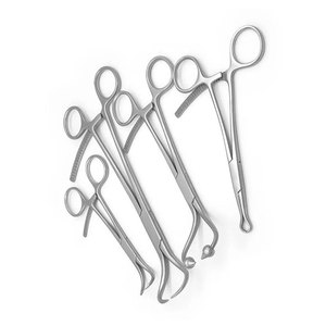 Pinces de réduction à tête sphérique multi-dents pour maintien d'os, 4 pièces, en acier inoxydable, pour chirurgie orthopédique vétérinaire - Product Image 3