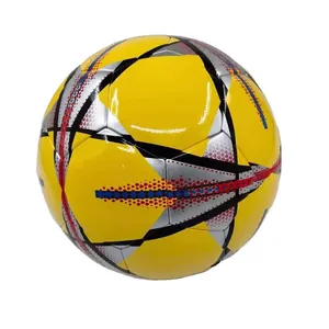 ออกแบบโลโก้ตามสั่ง ลูกฟุตบอลเย็บมือพิมพ์ลายโลโก้ตามสั่ง เป็นมิตรกับสิ่งแวดล้อม ทนทาน ขนาด 5 ผลิตในปากีสถาน - Product Image 3