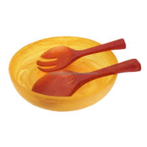 Cuenco de resina OceanNest | Cuenco de resina curvo profundo en gradiente azul de marea con líneas inspiradas en conchas para frutas y ensaladas costeras - Product Image 1