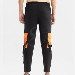 Customized Logo Men's Lightweight Casual Cargo Jogger Pants Breathable Canvas High Quality - Product Image 3