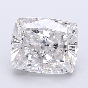 Pierre précieuse de qualité supérieure, diamant CVD taille coussin modifié, 3,09 carats, couleur E, clarté VVS2, polissage excellent, pierre cultivée en laboratoire de qualité supérieure, pierre non montée. - Product Image 1