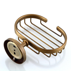 Support à Savon en Laiton Design Étagère pour Salle de Bain Accessoire Hôtelier Porte-Savon en Laiton - Product Image 5