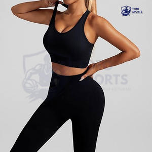 Ensemble de yoga pour femmes, haut de gamme, confortable, coupe ajustée, tissu doux, meilleur service, tendance, respirant, vêtements de sport actifs - Product Image 6