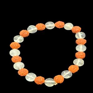 Bracelet en cristal gravé de qualité supérieure (AAA) de 8 mm, artisanat en pierres précieuses naturelles, motif de guérison, vente en gros - Product Image 4