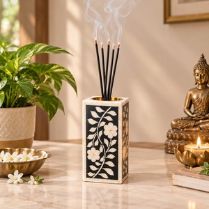 Brûleur multifonction décoratif en os de luxe, porte-encens, diffuseur de parfum, aromathérapie, écologique, durable, décoration d'intérieur - Product Image 2