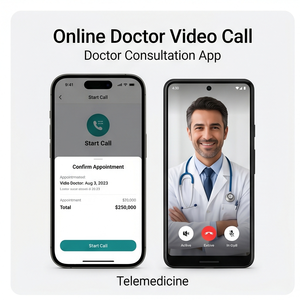 Royalcraft Doctor Consultation App – Online Doctor, Video Call, Appointment Booking, Health Care - Product Image 1