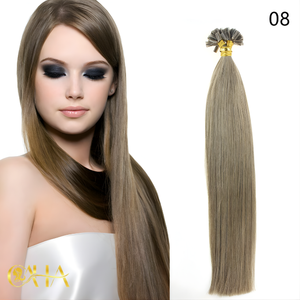 ผมต่อแบบ I-Tip เวียดนามแท้ Remy น้ำหนัก 100 กรัม แบบ Nano Ring ต่อแบบ Double Drawn ปลายผมย้อมสี ปราศจากสารเคมี - Product Image 1