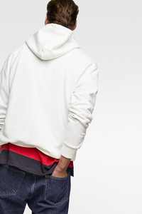 Sudadera con Capucha de Cachemira al por Mayor para Hombre, 280-360 gramos, Sudadera Lisa para Hombre, Sudadera Blanca Cómoda - Product Image 2