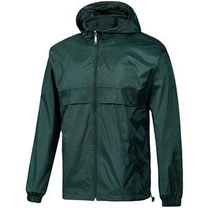OEM Custom 2025 Men's Casual Lightweight Windbreaker <b>Jacket</b> with <b>Packable</b> Active Bottoms for Spring - Product Image 1
