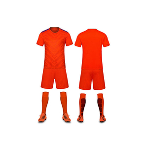 Nouvelle Arrivée Maillots de Football Respirants Anti-Bactériens à Col Court 100% Polyester Maille Personnalisable Nom d'Équipe Service OEM pour Club - Product Image 6