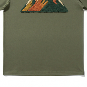 T-shirt vierge en gros avec impression en relief, qualité supérieure, streetwear homme, coton épais, vêtements graphiques avec logo personnalisé - Product Image 4
