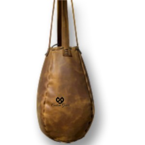 Sac de frappe en cuir de maïs OEM en gros pour entraînement de frappe Muay Thai et MMA, design goutte d'eau - Product Image 3