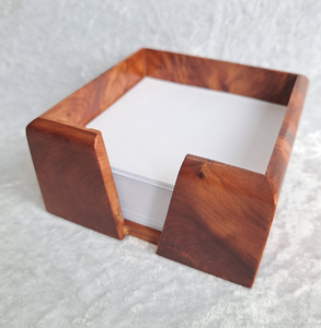 Wholesale Price Mango Wooden <b>Sticky</b> <b>Notes</b> Holder Office Desk Accessories Good Quality & best Selling Sale Product - Product Image 5