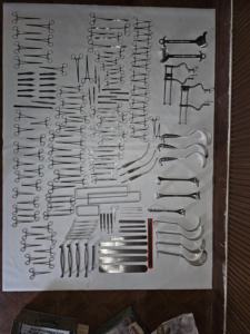 Juego Completo de Instrumentos Quirúrgicos para Operaciones Abdominales y Torácicas Importantes, Calidad en Acero Inoxidable - Product Image 5